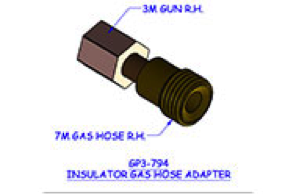 GE Gas Hose Connector