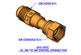 EL 3M Hose to 7M Console Adapter