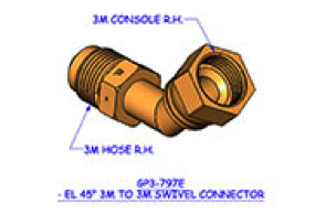 EL 3M Hose to 7M Console Adapter