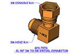 EL 3M to 3M Swivel Connector