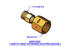 Noz PT Gun to 7M Adapter